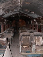 Burnt seats inside EA4769